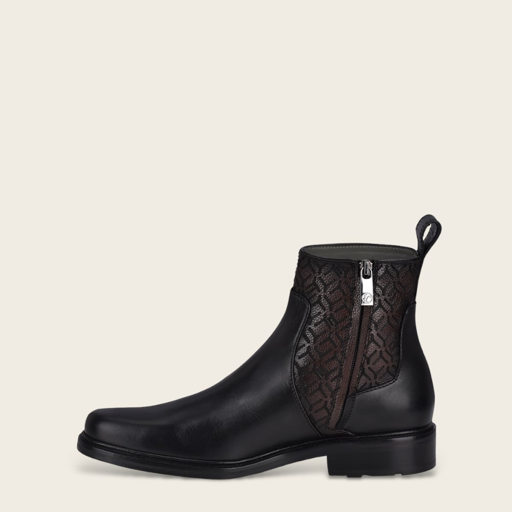 Botín de vestir en piel genuina