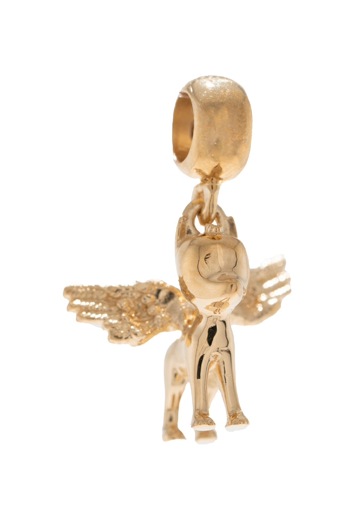 Amuleto para Brazalete Xico Alas Ba?o Oro