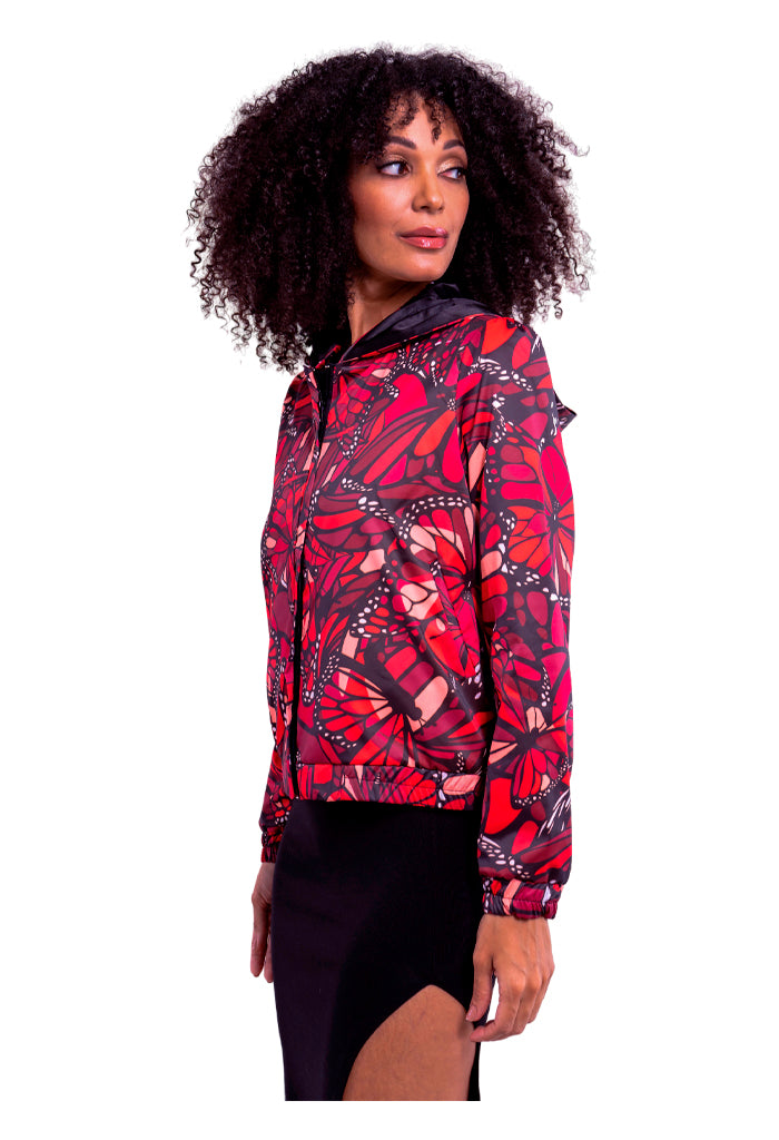 Bomber D?nja Vuelo de Mariposa Rojo