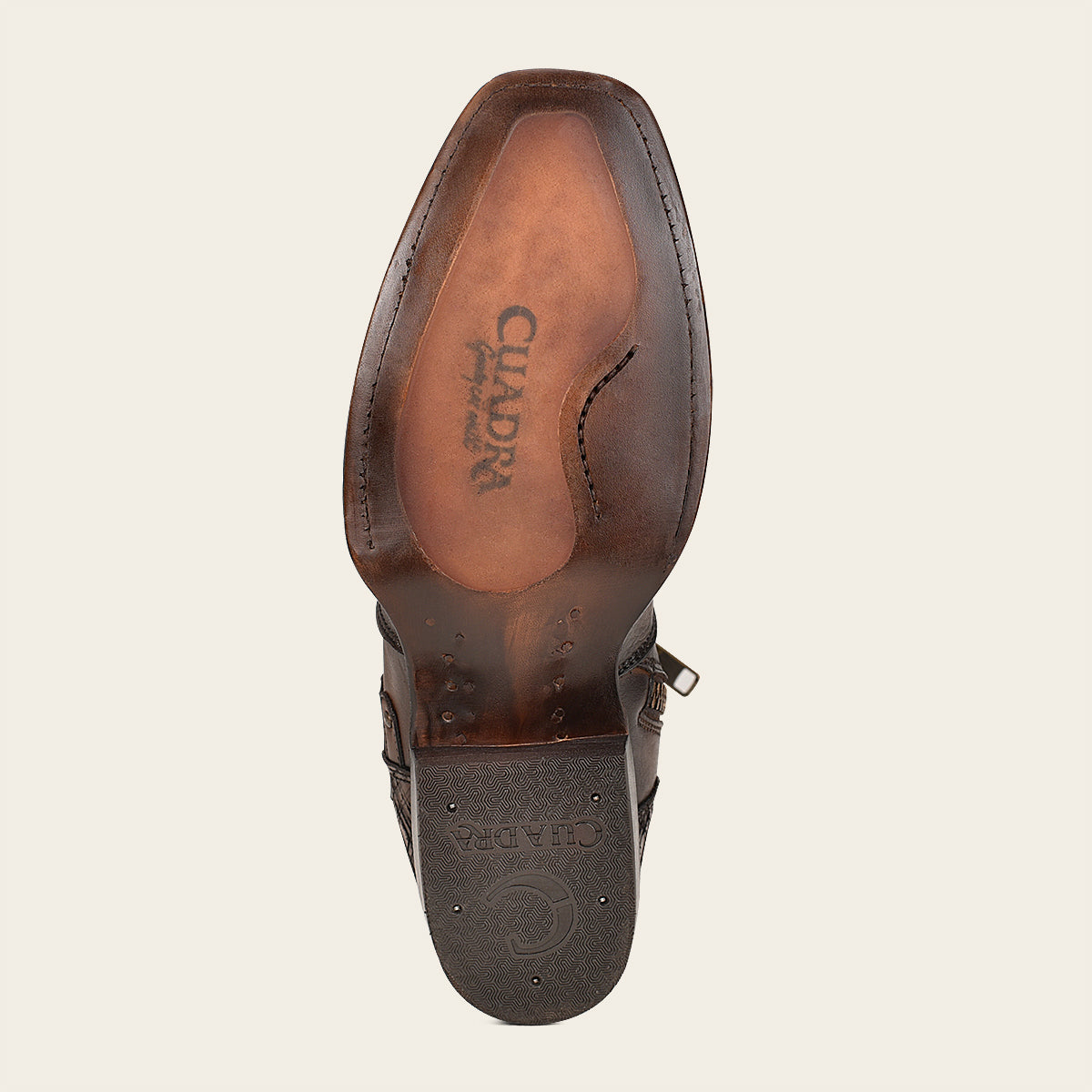 Botín de piel para caballero