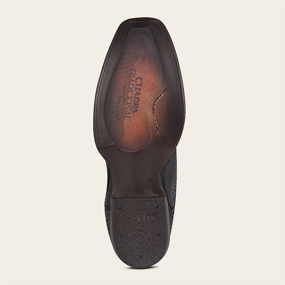 Bota vaquera en piel genuina de pitón