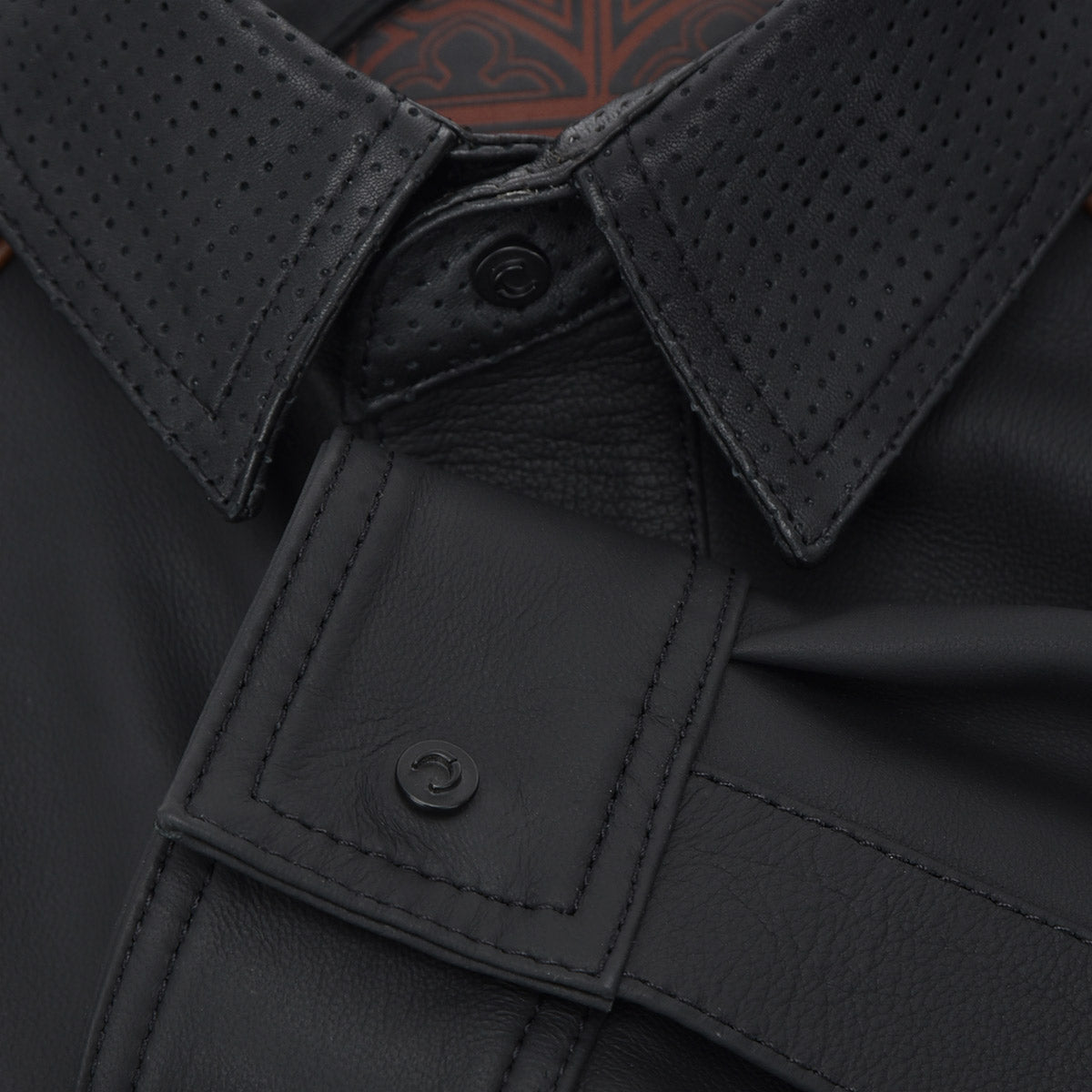 Camisola En Piel Genuina De Ovino