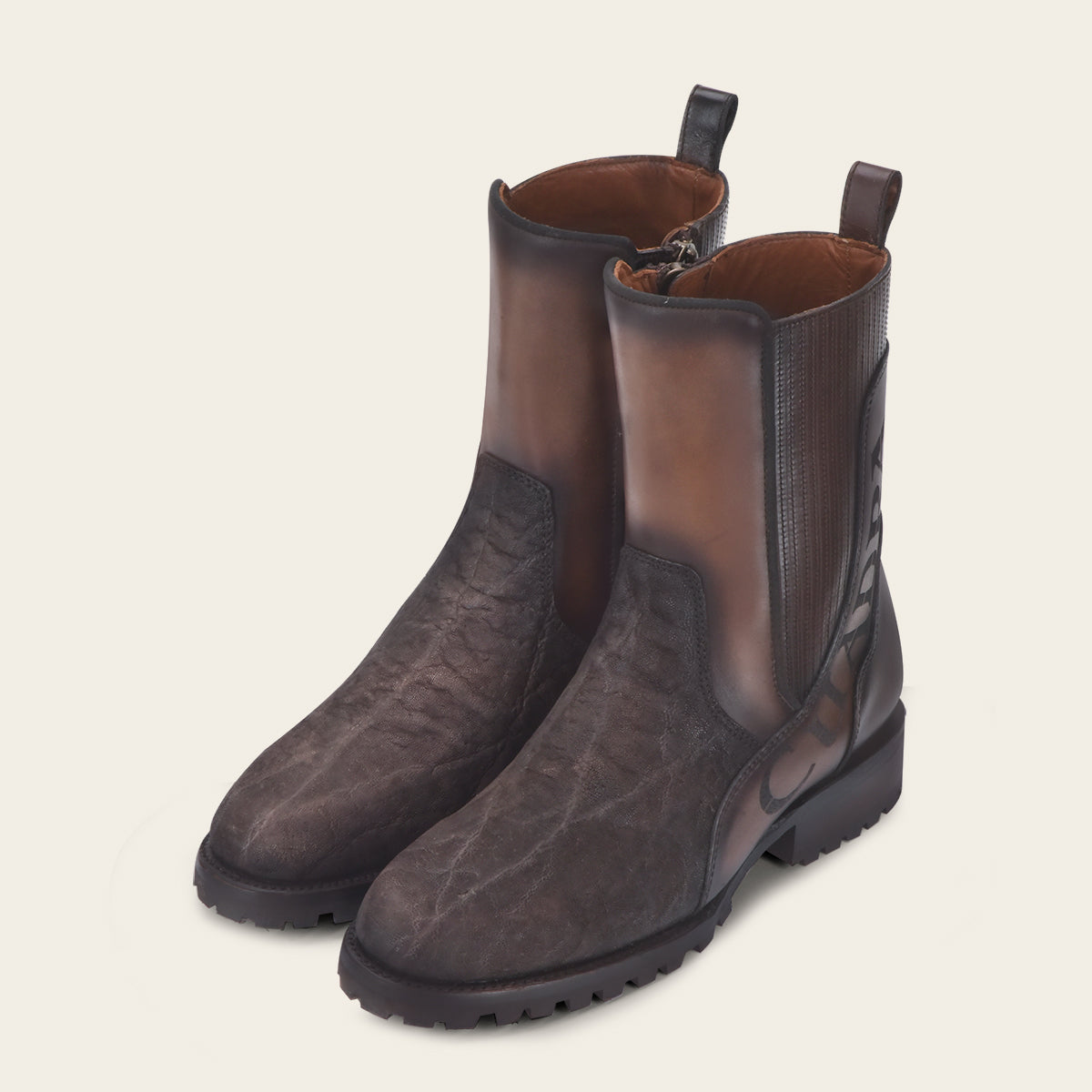 Bota en Piel Genuina de Elefante.