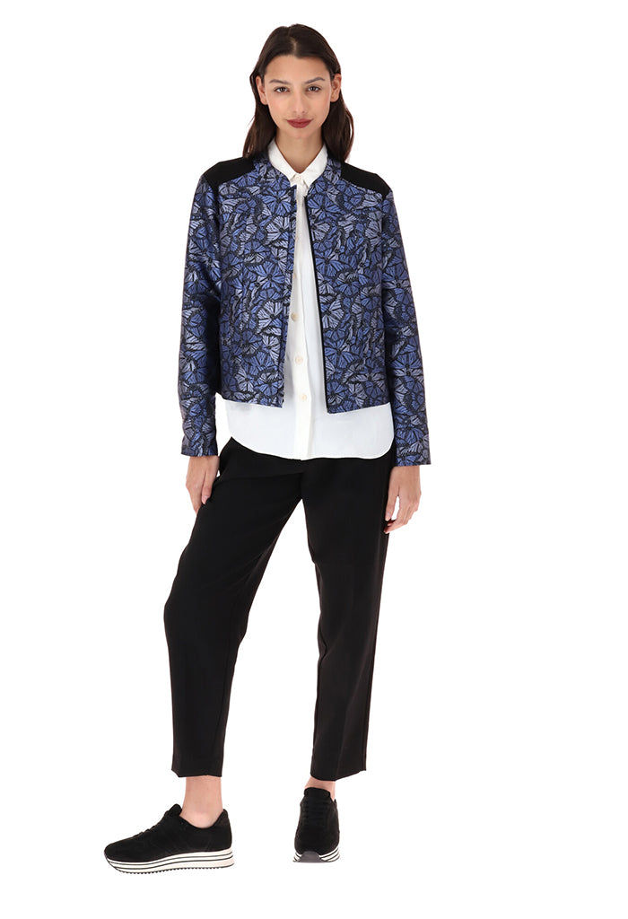 Chamarra Aak Mariposa-22 Azul/Lila