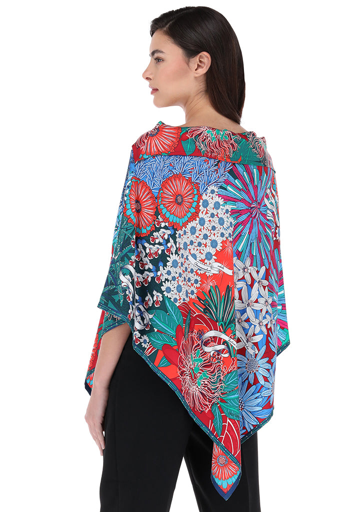 Poncho Herbolaria Flores