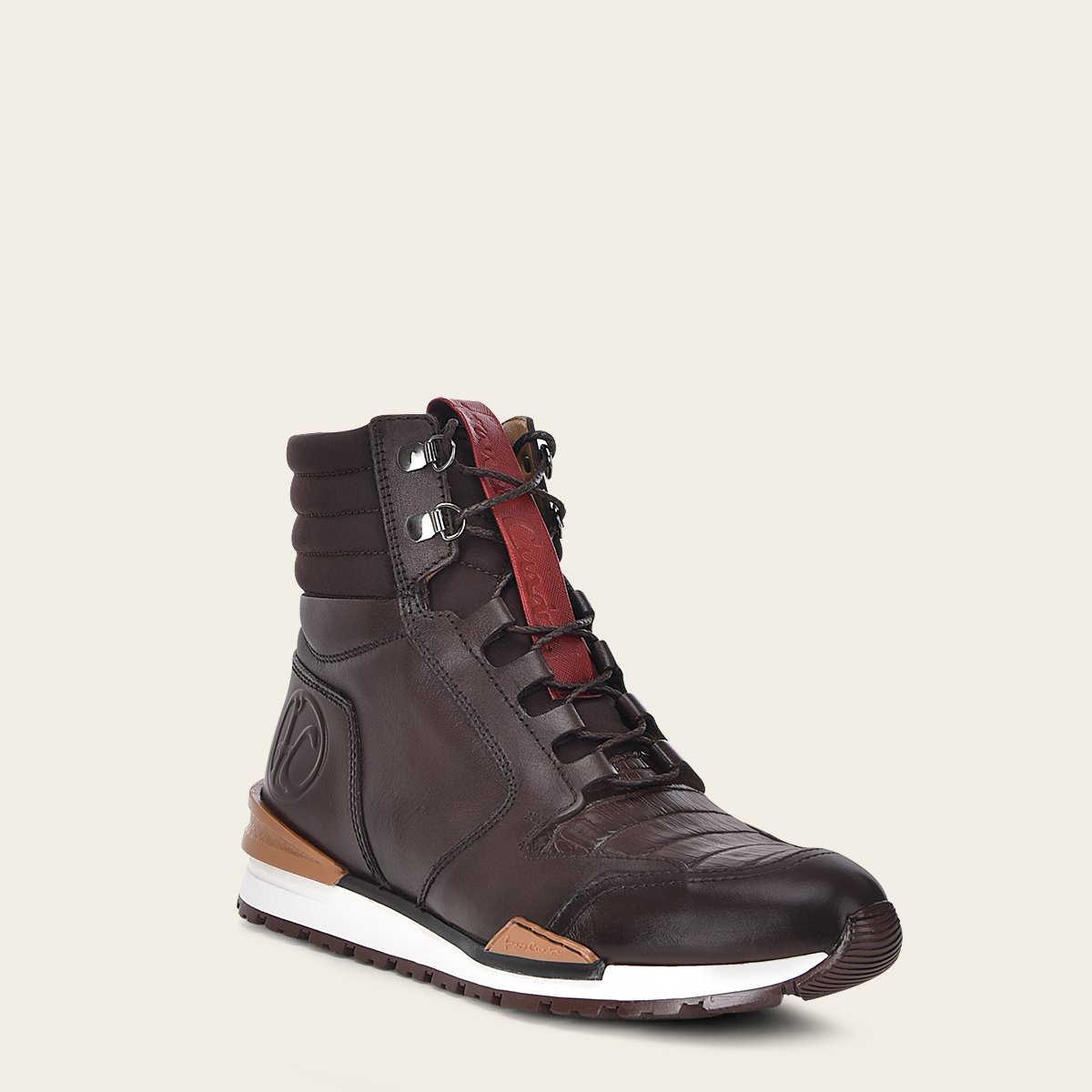 Botín de piel de fuscus