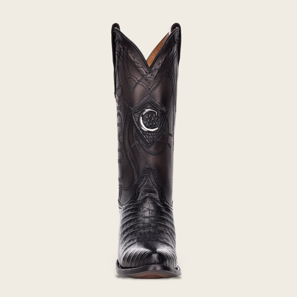 Bota Cuadra Tradicional De Piel de Fuscus