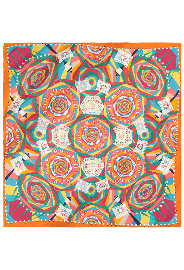 Mascada Kioscos Mexicanos 90 cm