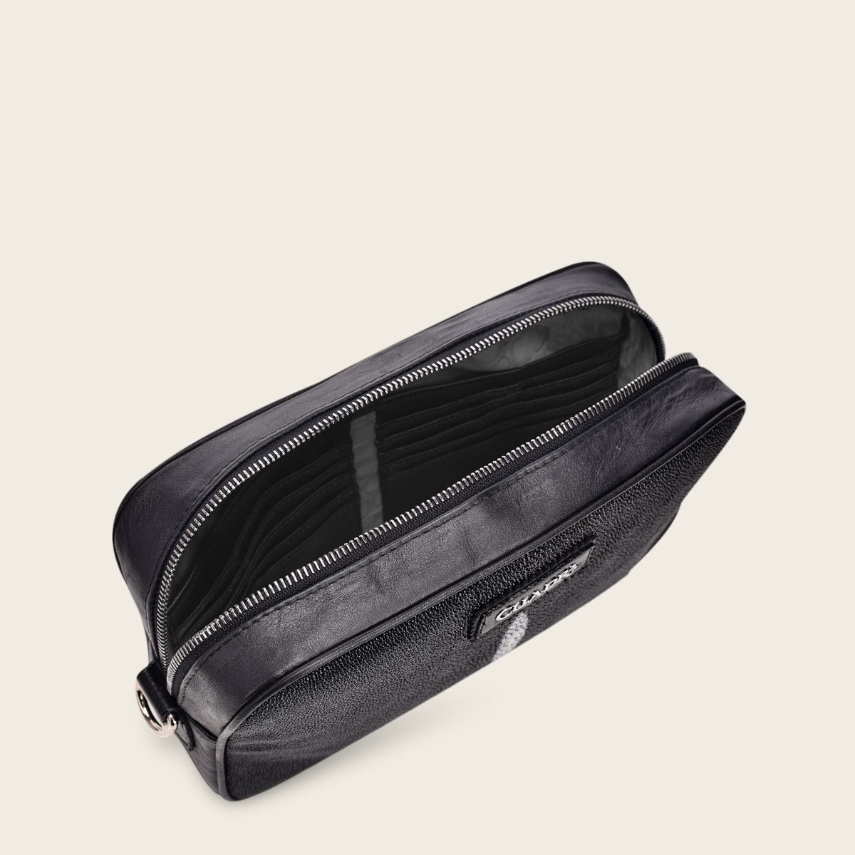 Bolso para hombre en piel exótica