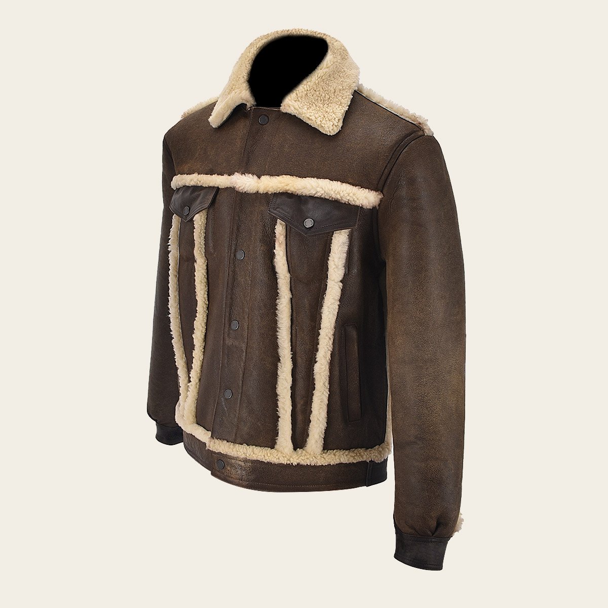 Chamarra Para Caballero En Pelo Genuino.