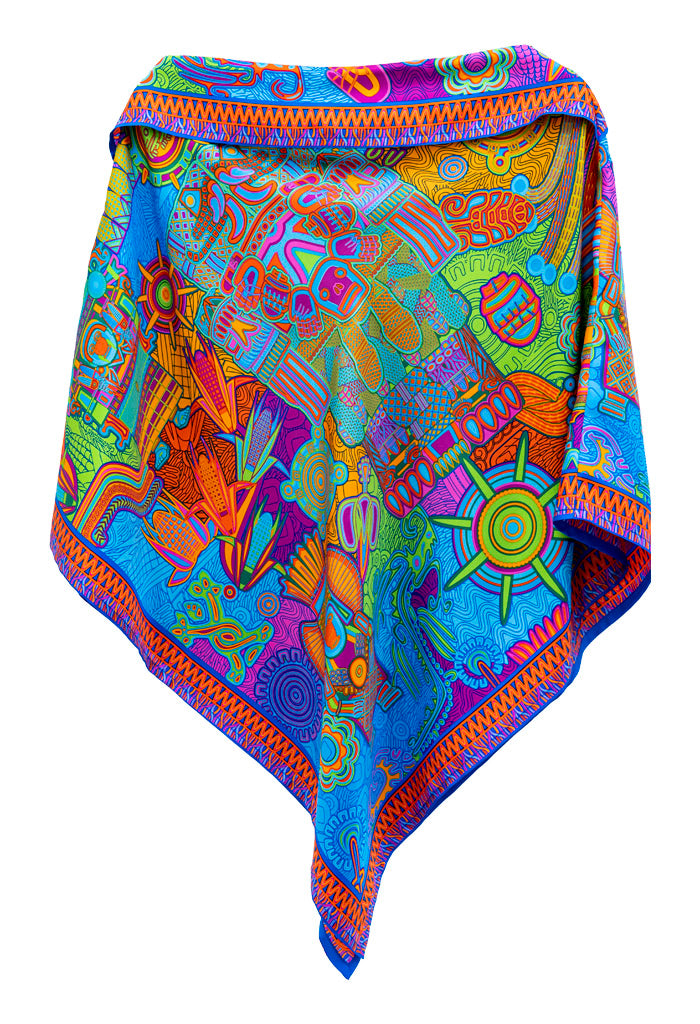 Poncho Diosas Mexicas