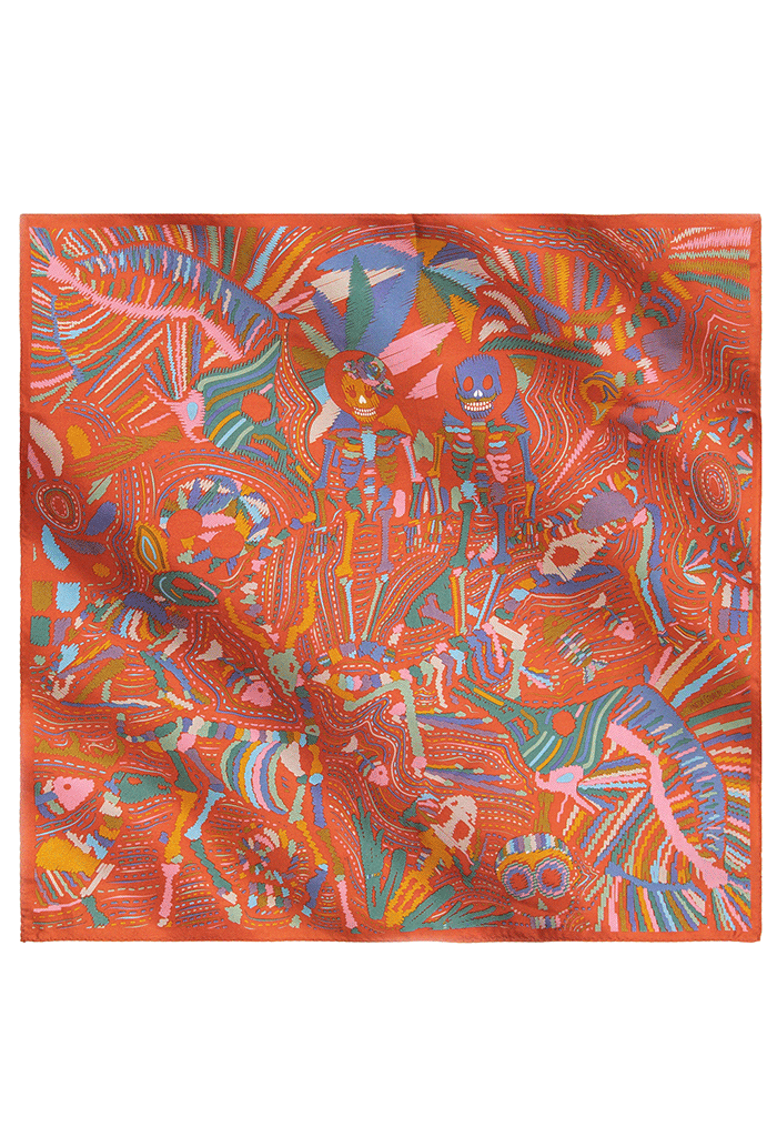 Mascada Viaje al Mictl��n 54 cm