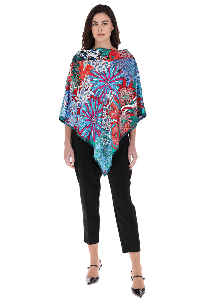 Poncho Herbolaria Flores