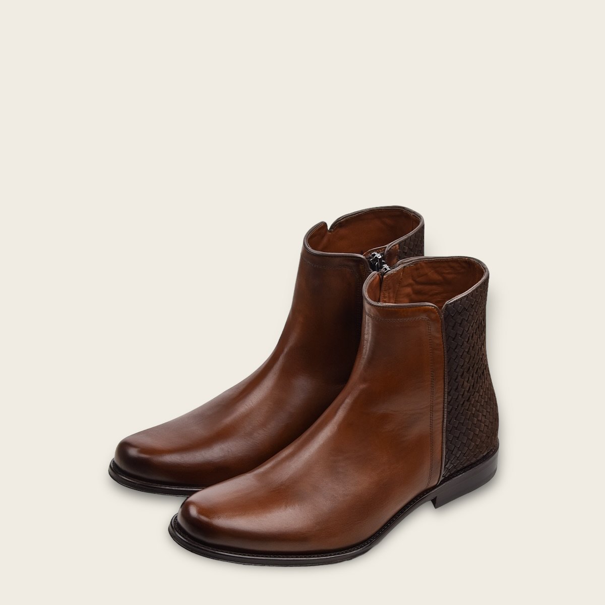 Botín entretejido para caballero