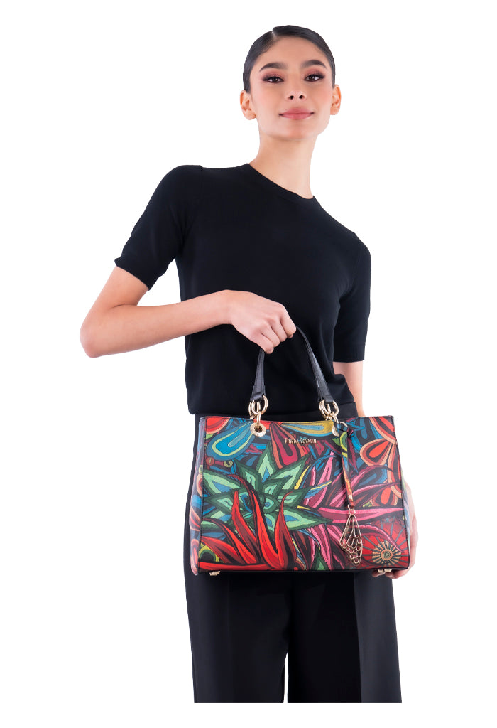 Bolsa Kaxan Saffiano Santuario Cact��ceas Original