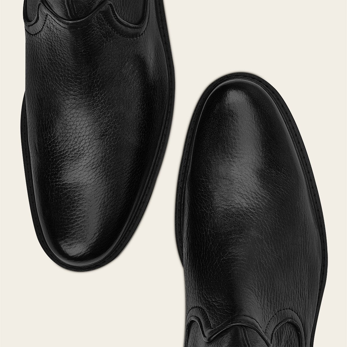 Bota de vestir en piel genuina de venado.