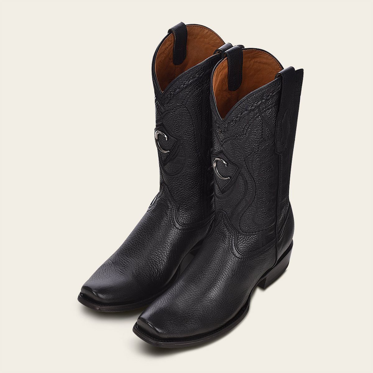 Bota tradicional en piel genuina de venado