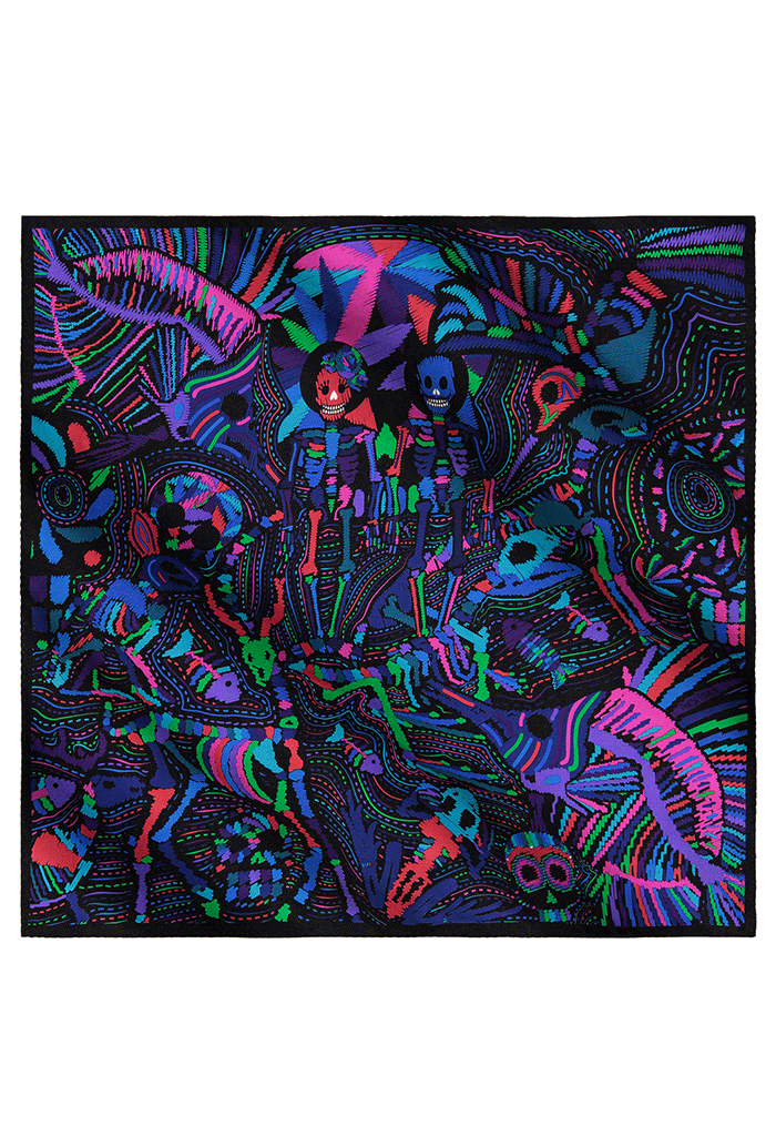 Mascada Viaje al Mictl��n 54 cm