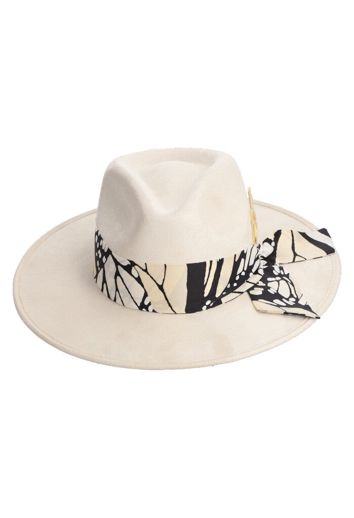 Sombrero Cehuallotl Hueso Mariposa Macro Hueso