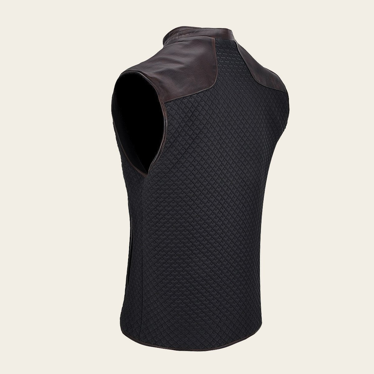 Chaleco Doble Vista En Piel Genuina.