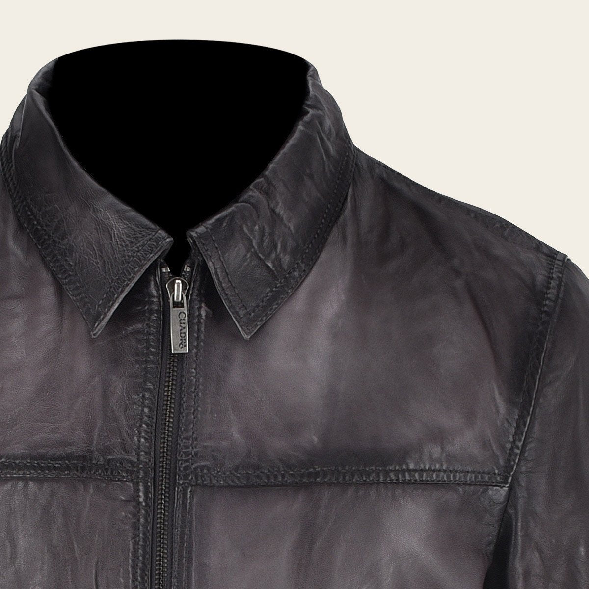 Chamarra Para Caballero En Piel Genuina.