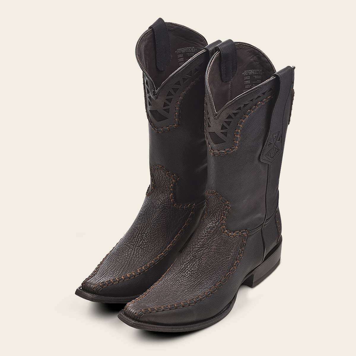 Bota Vaquera Cuadra Para Hombre