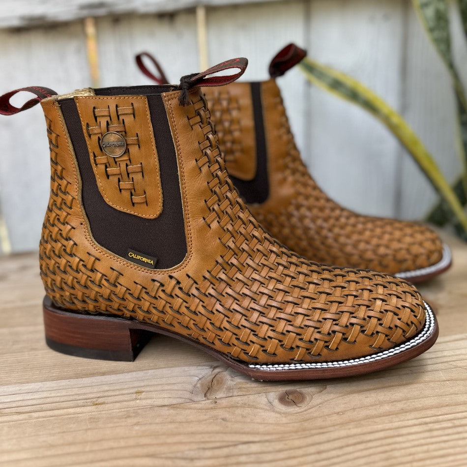 05 Petatillo Honey - Petatillo Western Ankle Boots for Men