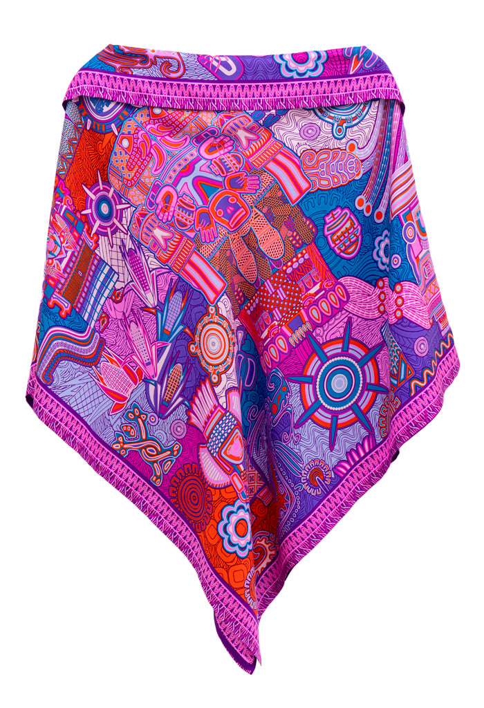 Poncho Diosas Mexicas