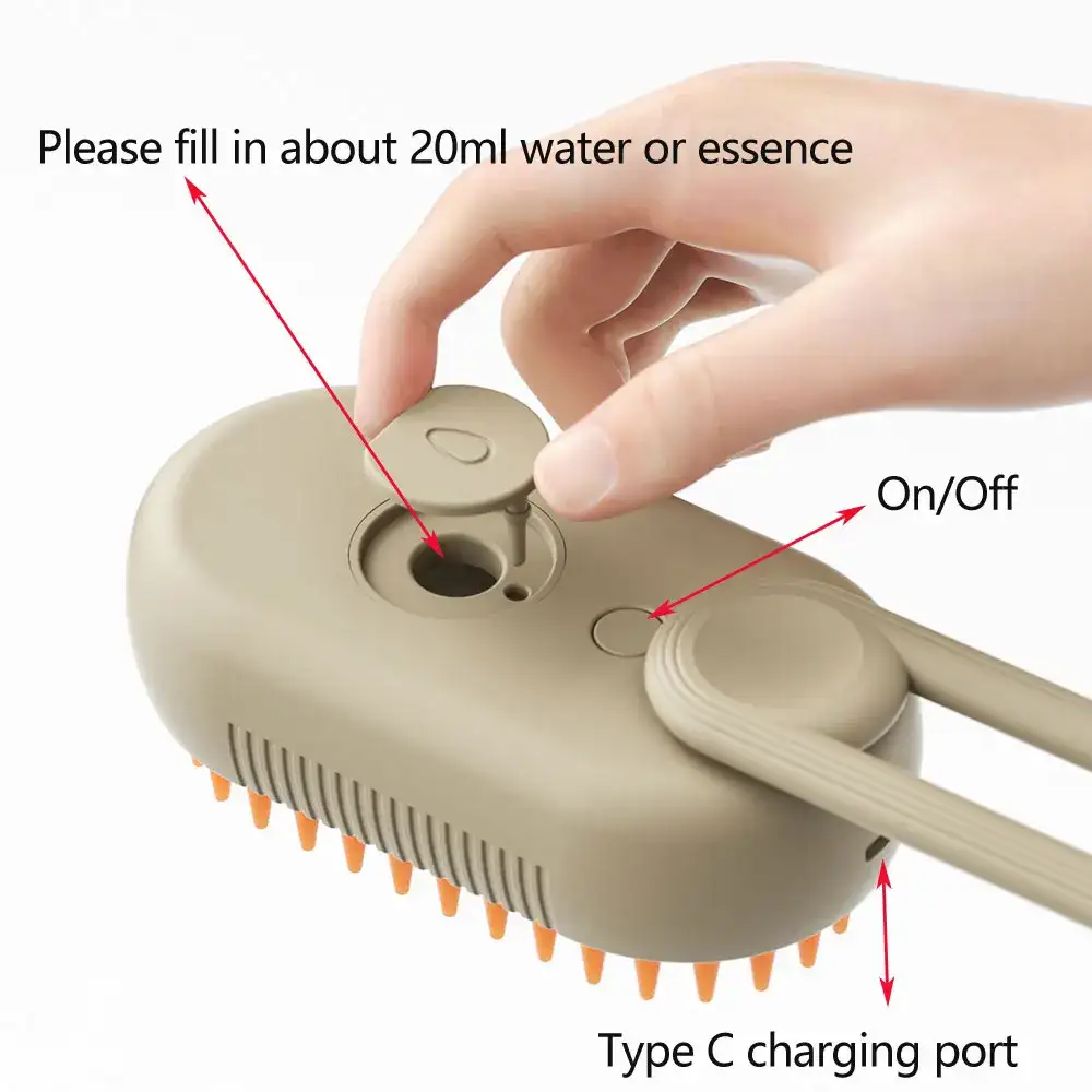 Miniyou™  3 in 1 Steamy Pet Brush