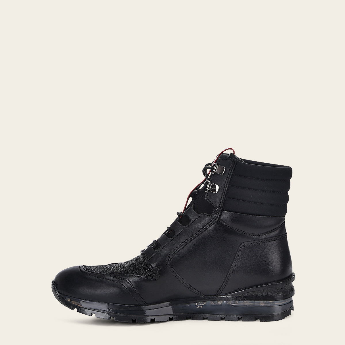 Bota sport en piel genuina de mantarraya