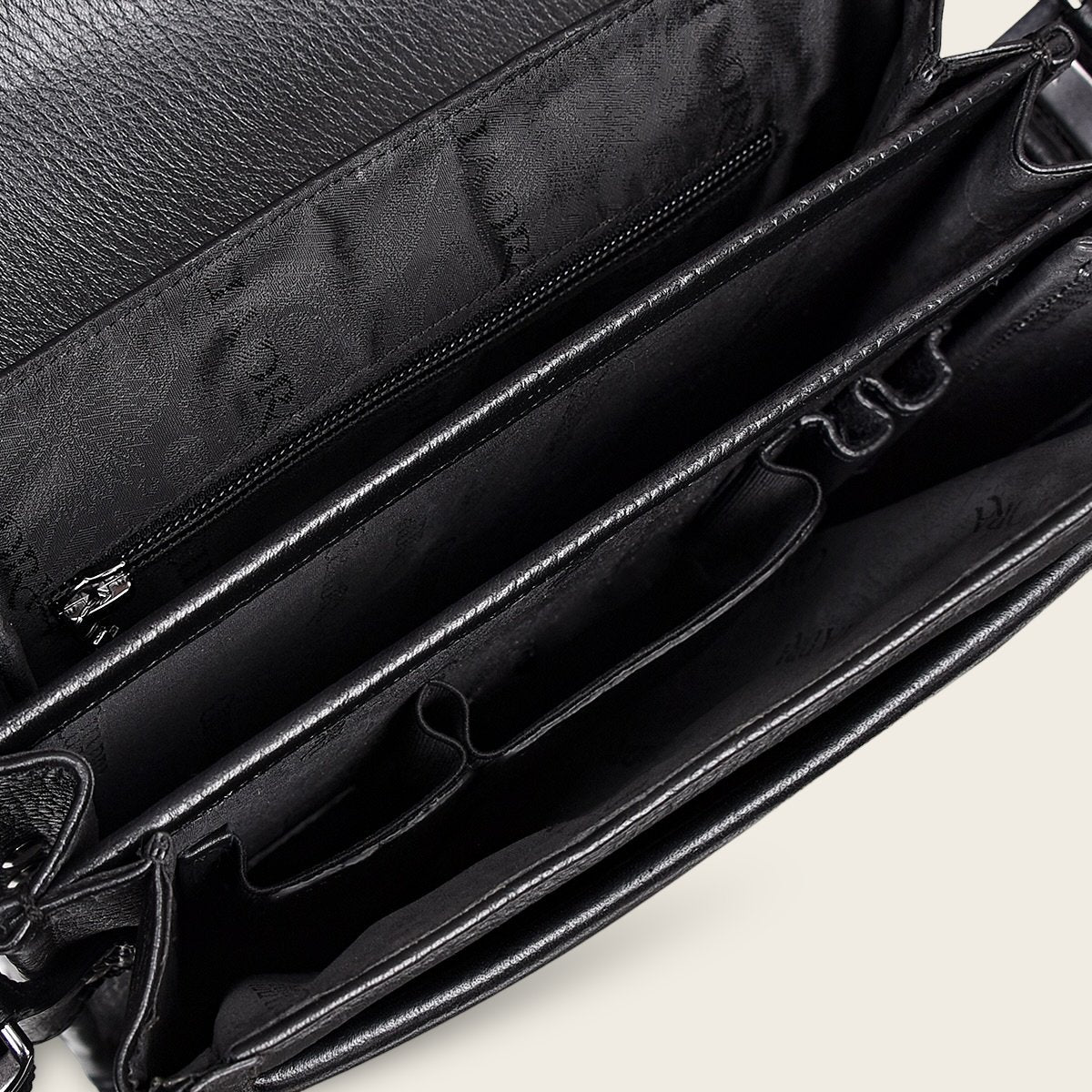 Bandolera en piel genuina de mantarraya