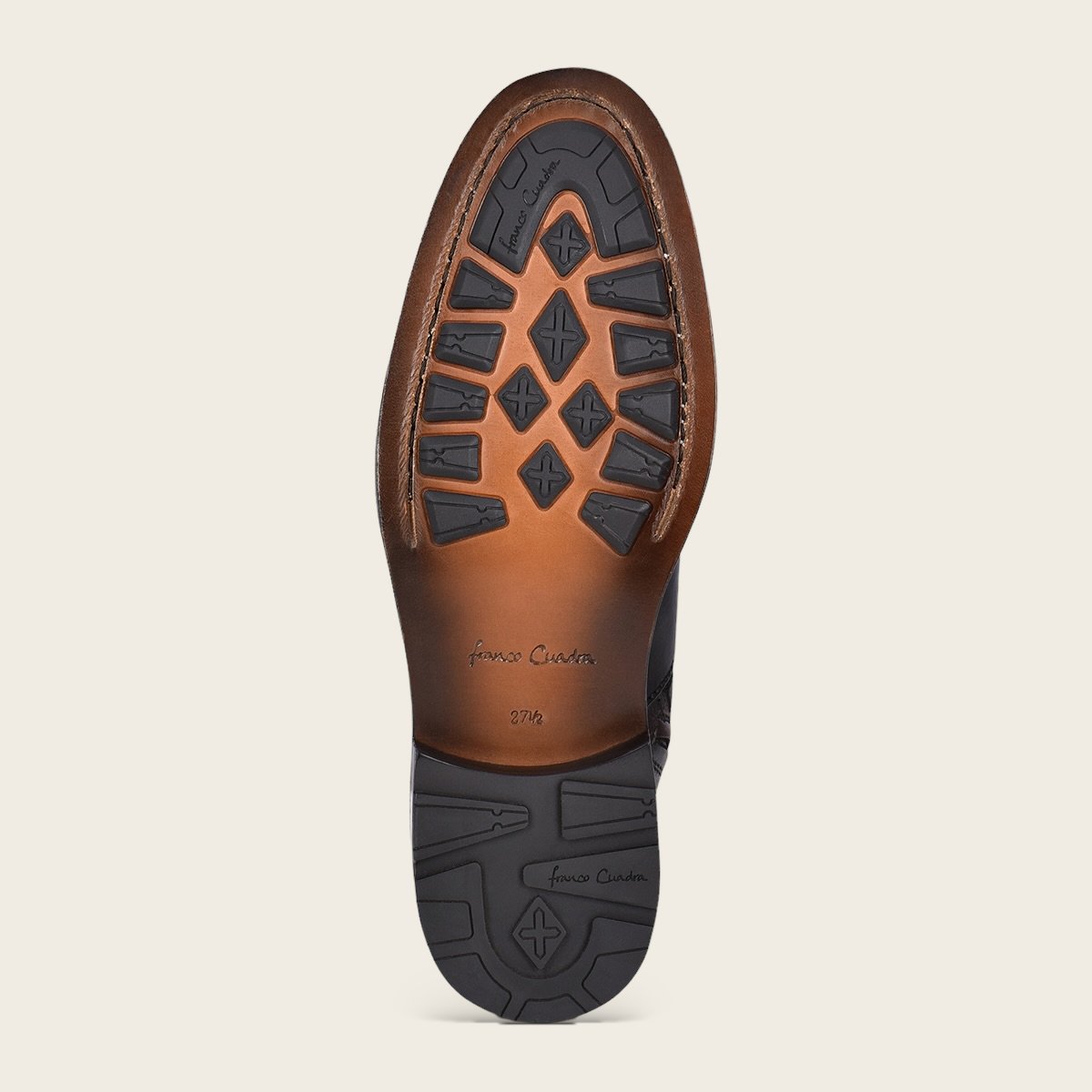 Botín de vestir en piel genuina