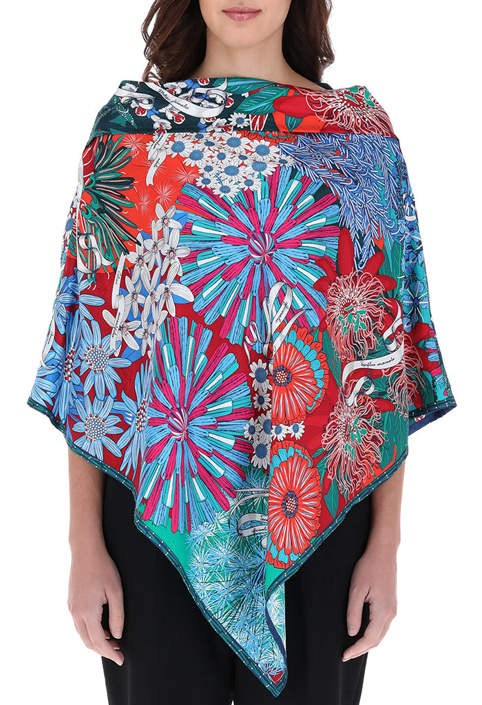 Poncho Herbolaria Flores