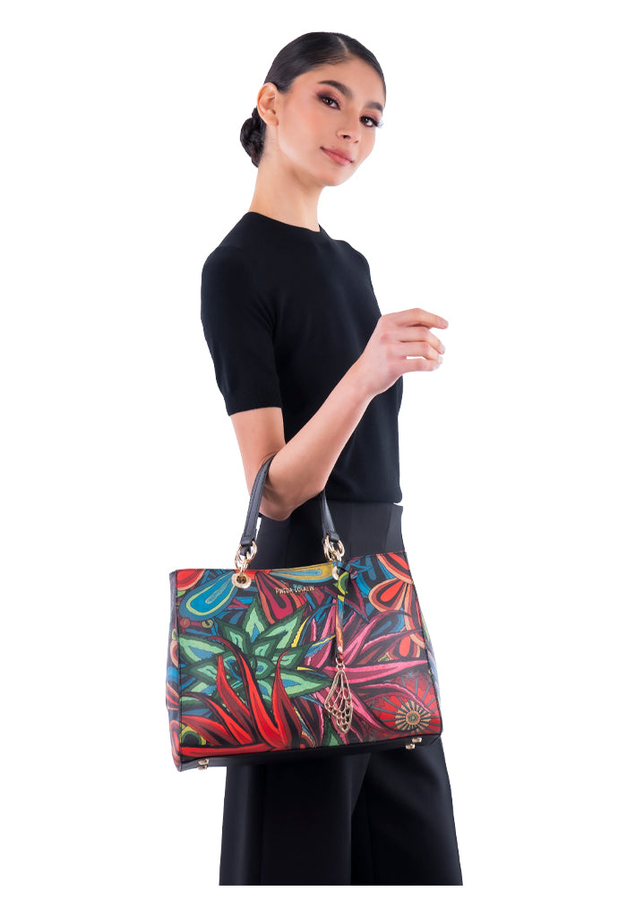 Bolsa Kaxan Saffiano Santuario Cact��ceas Original