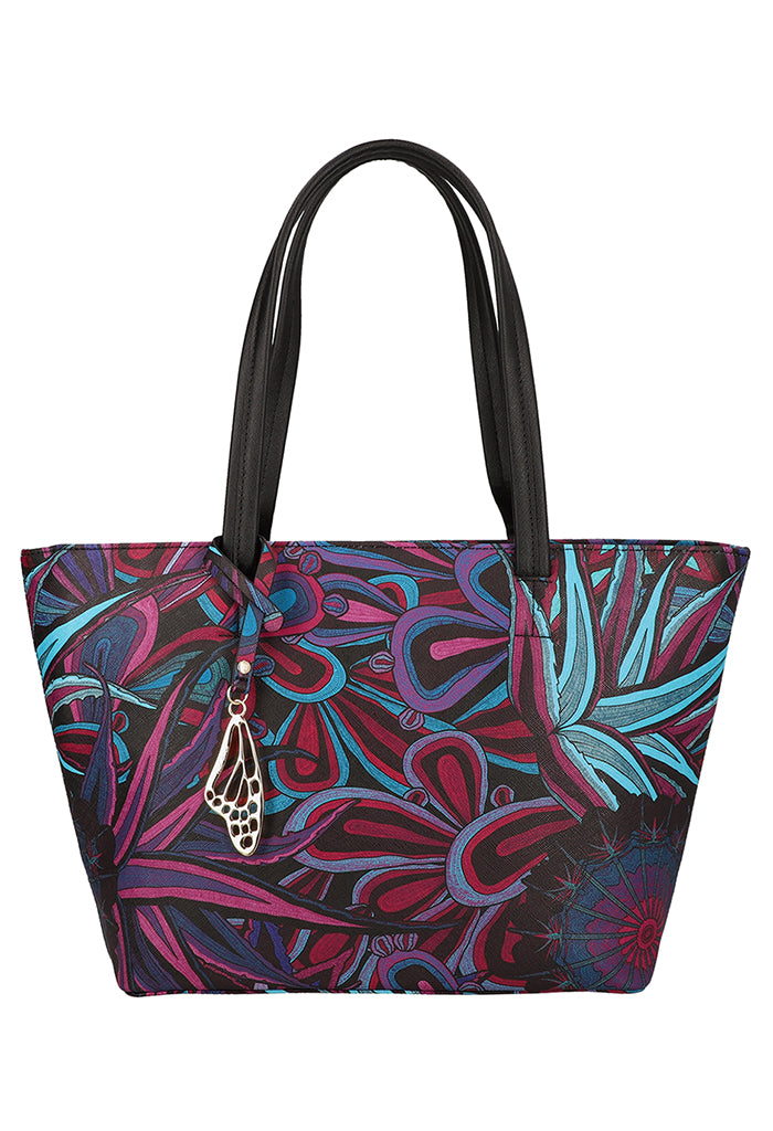 Tote K'iin Saffiano Santuario Cact��ceas P��rpura