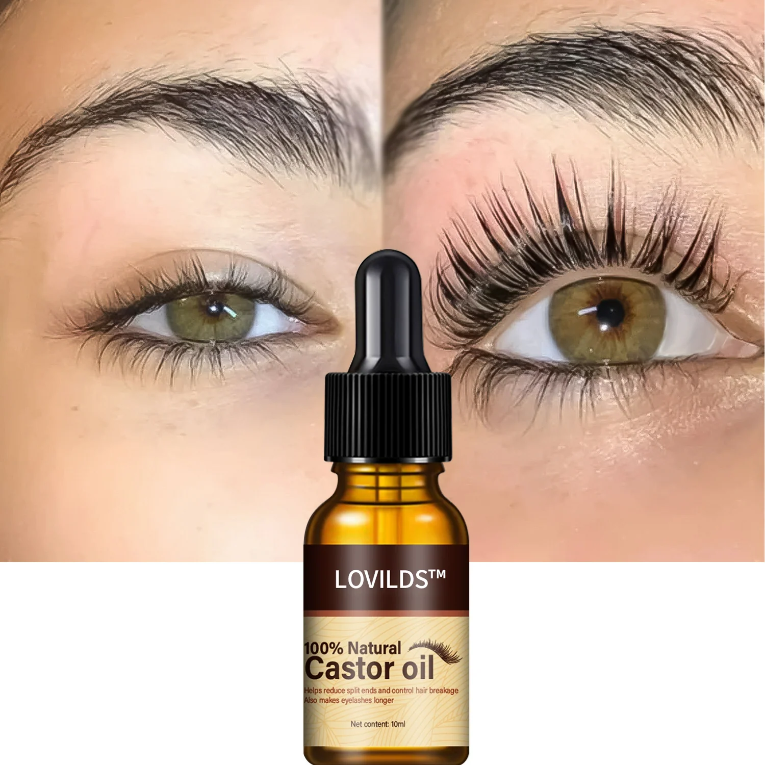 LOVILDS™ Lash Luxe Castor Oil Vegan Growth Serum(🔥🔥LAST DAY SALE-50% OFF🔥)
