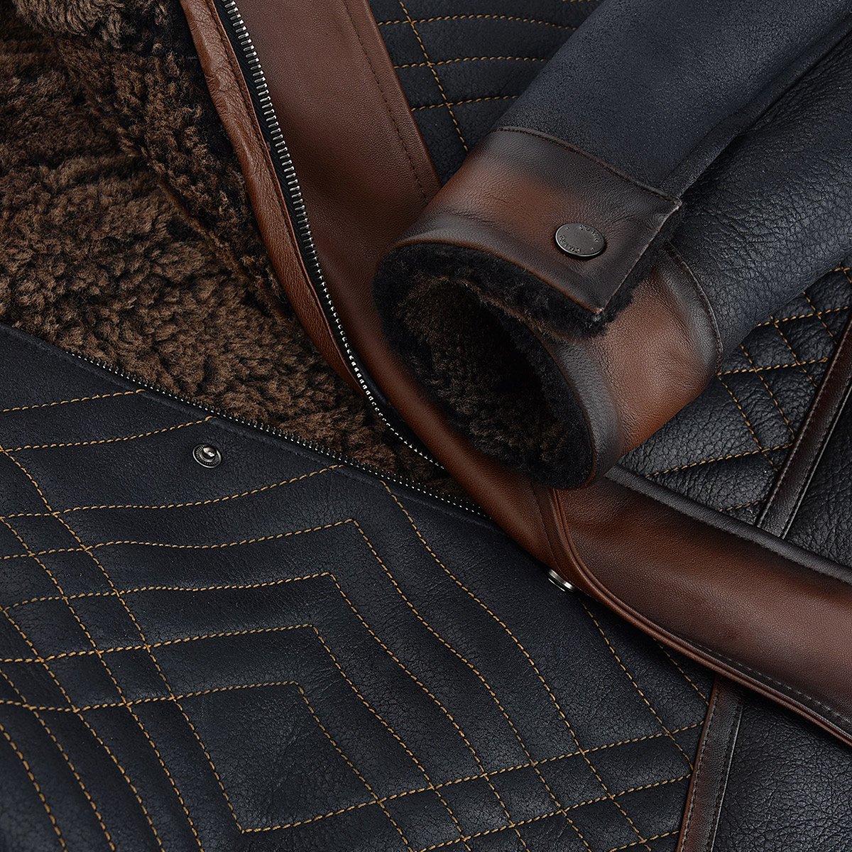 Chamarra En Piel Genuina.