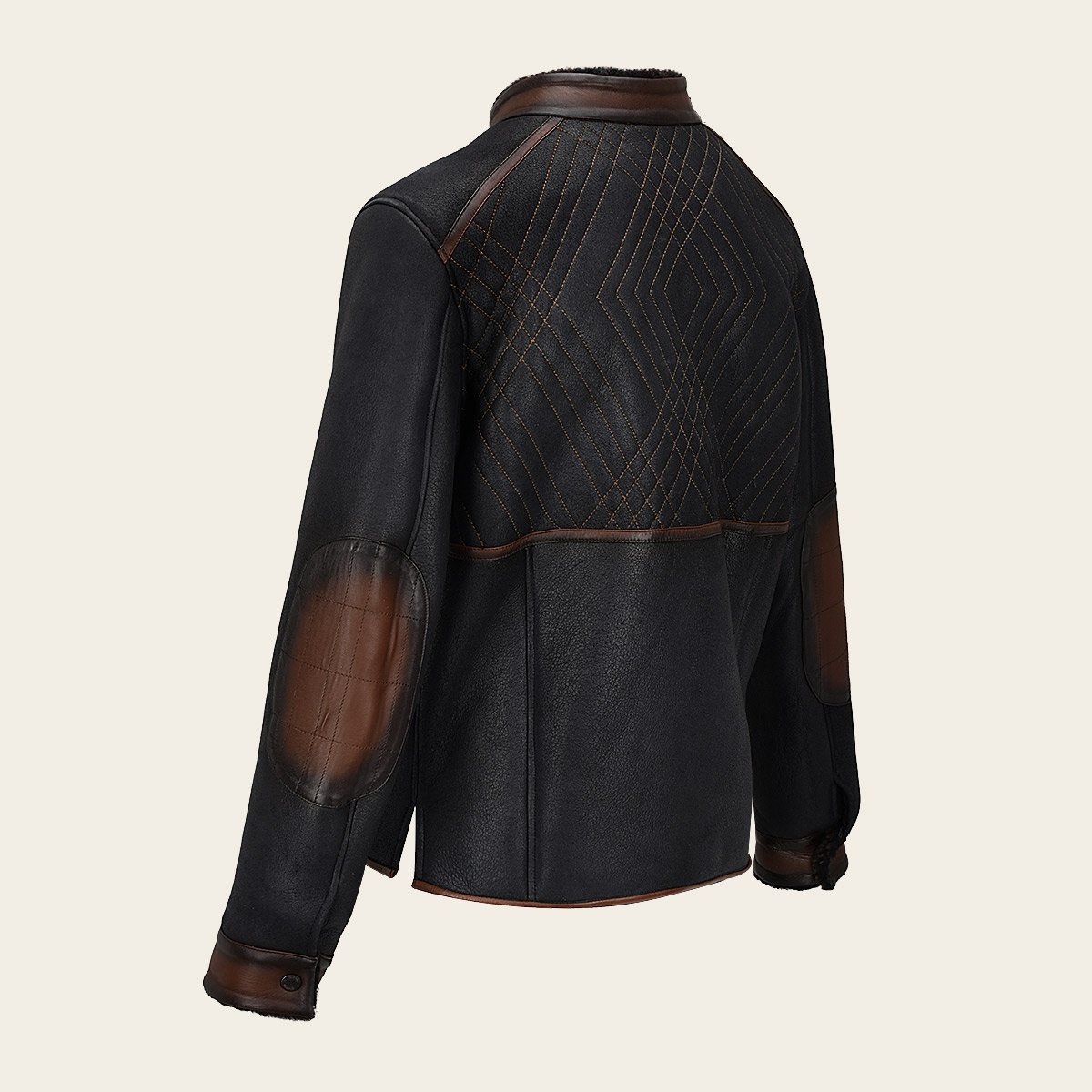 Chamarra En Piel Genuina.