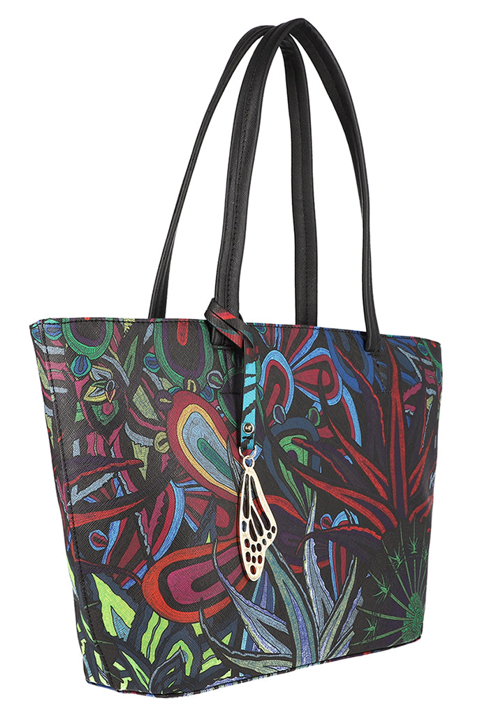 Tote K'iin Saffiano Santuario Cact��ceas Morado