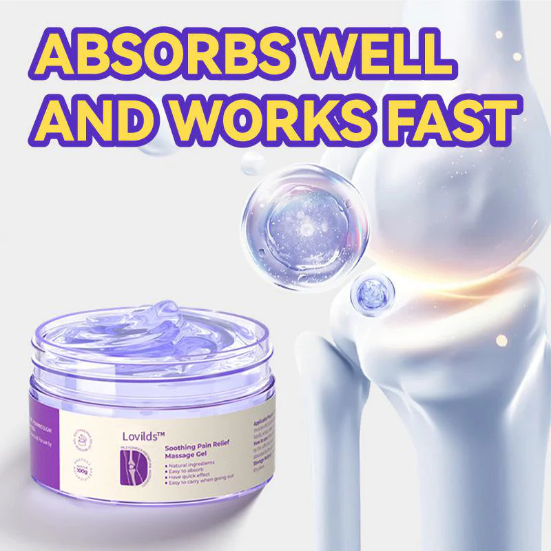 LOVILDS™ Turmeric & Emu Oil Arthritis Soothing Pain Relief Massage Gel 👨‍⚕️Australian Osteopathic Association （AOA）Approved