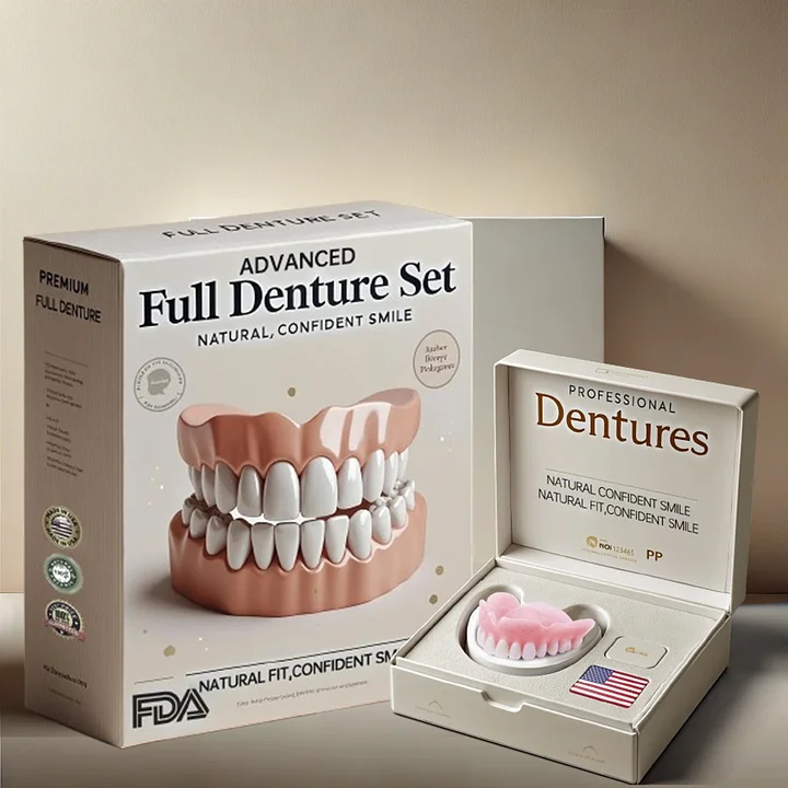 NESLEMY™-🦷Advanced Customized Full Denture Set🦷 (⏰Limited time discount last 30 minutes⏰)