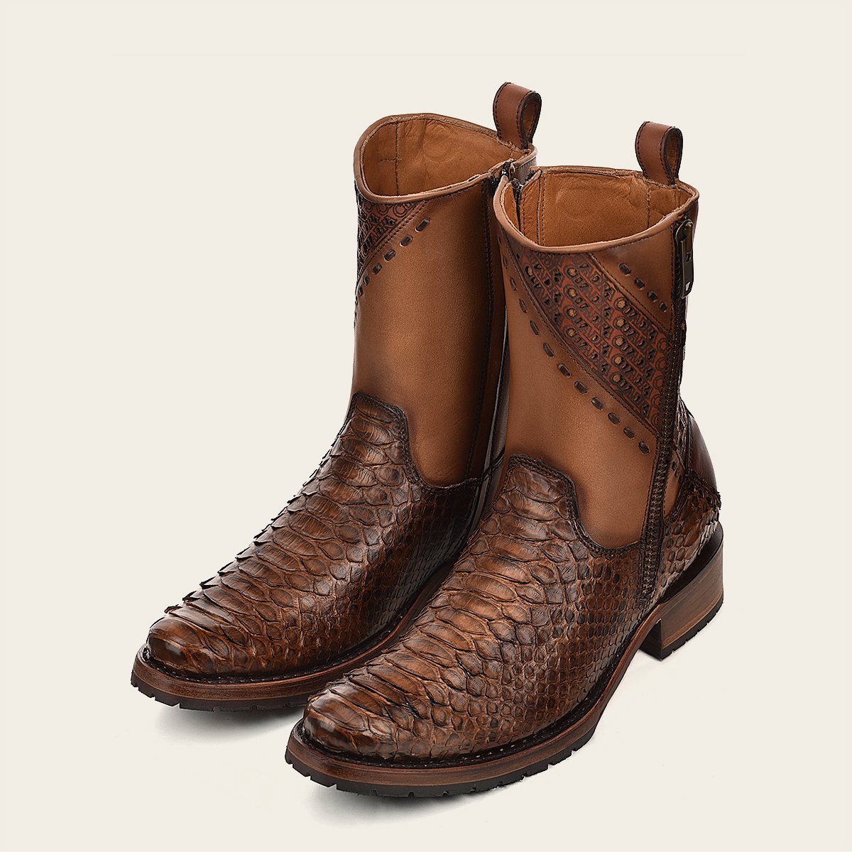 Botas urbanas de pitón