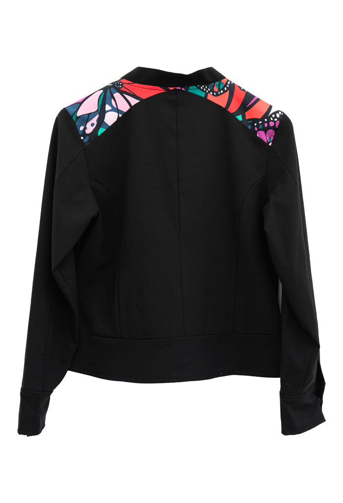 Bomber Okomej Vuelo de Mariposa Verde/Rosa