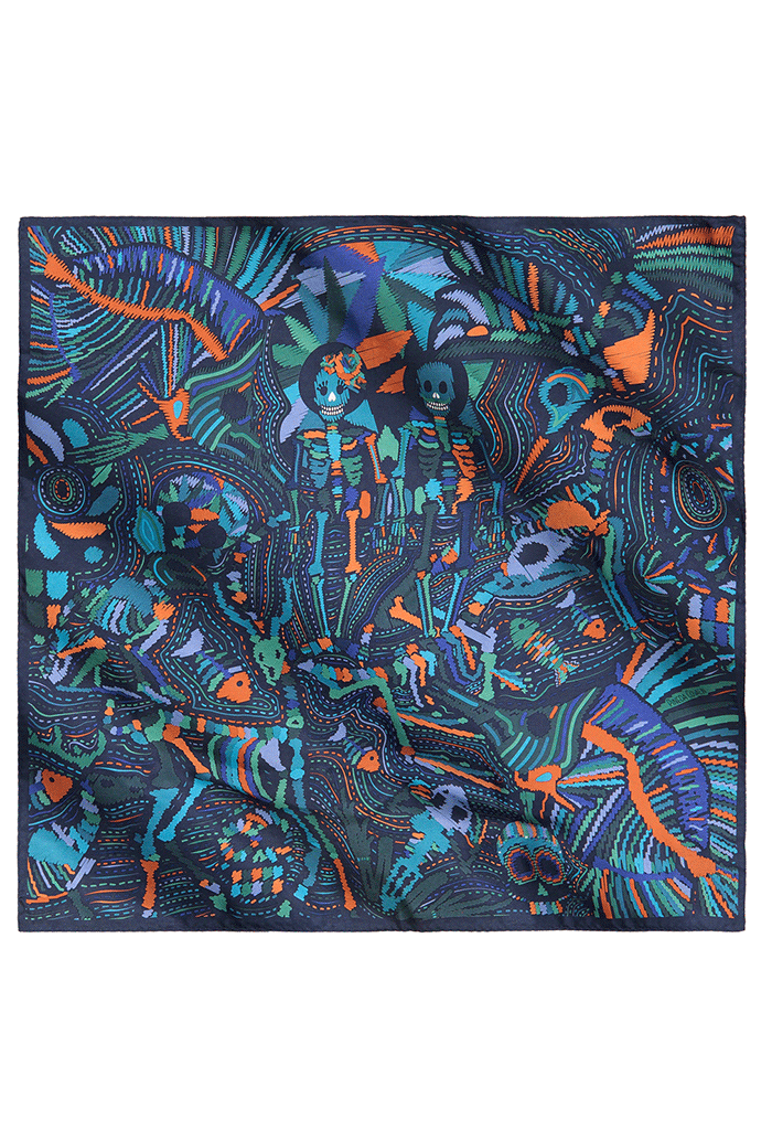 Mascada Viaje al Mictl��n 54 cm