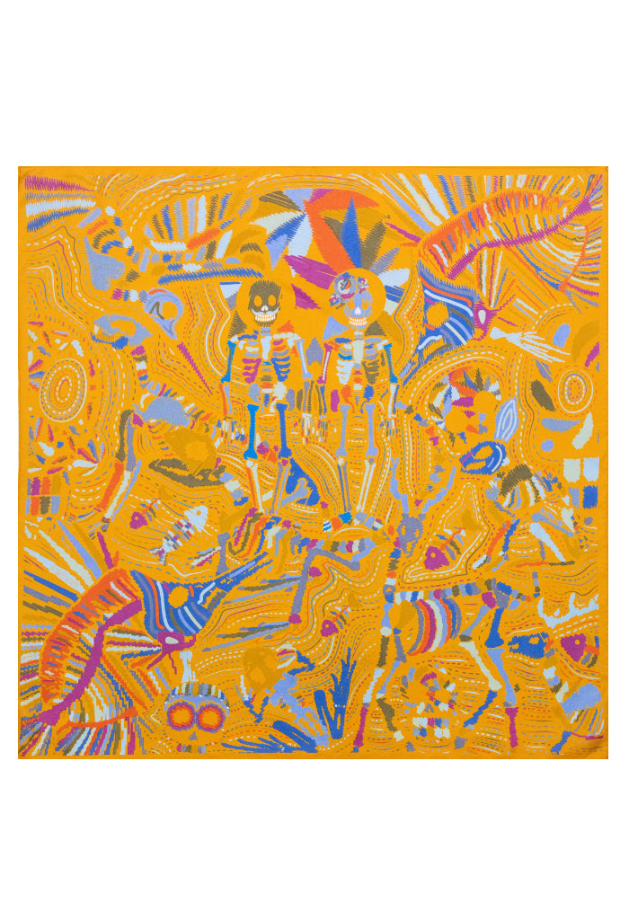 Mascada Viaje al Mictl��n 54 cm