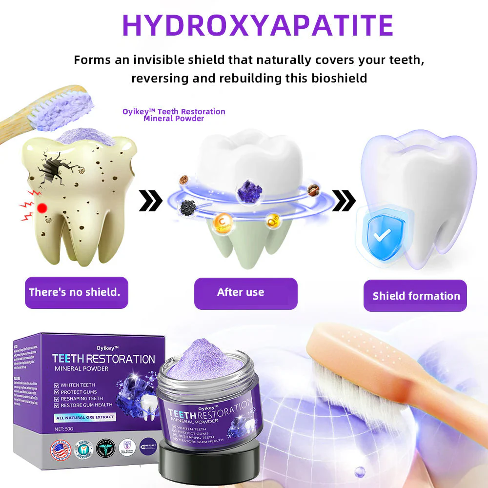 ✨ Last Day Discount: 79% OFF 🌸 BBOJI™ TeethRestoration Mineral Powder (ADA recommended)