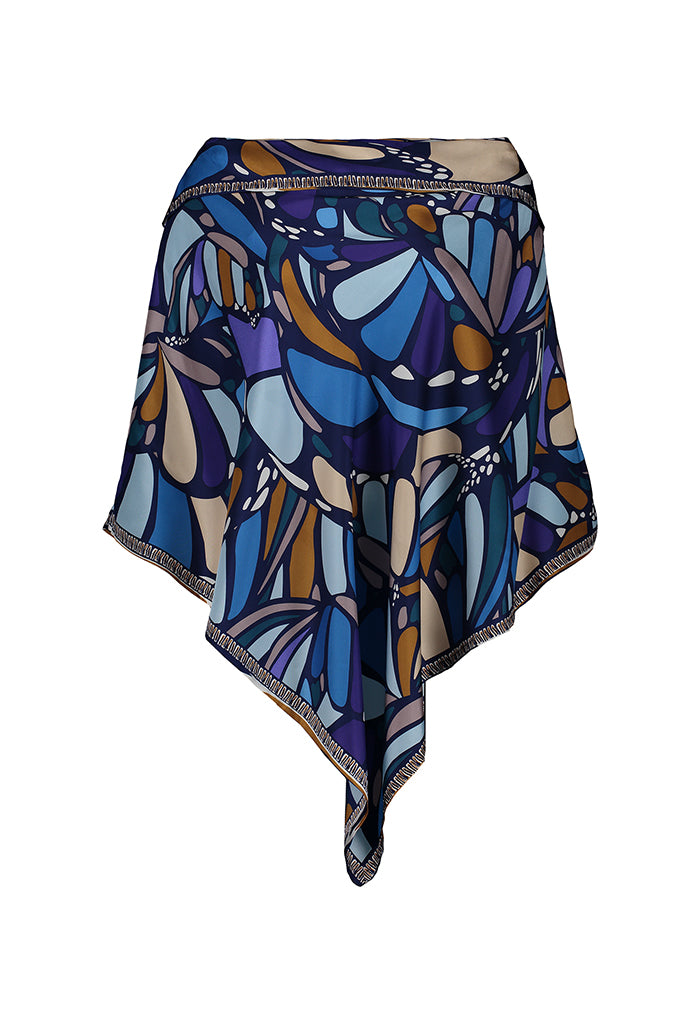 Poncho Mariposa Abstracta