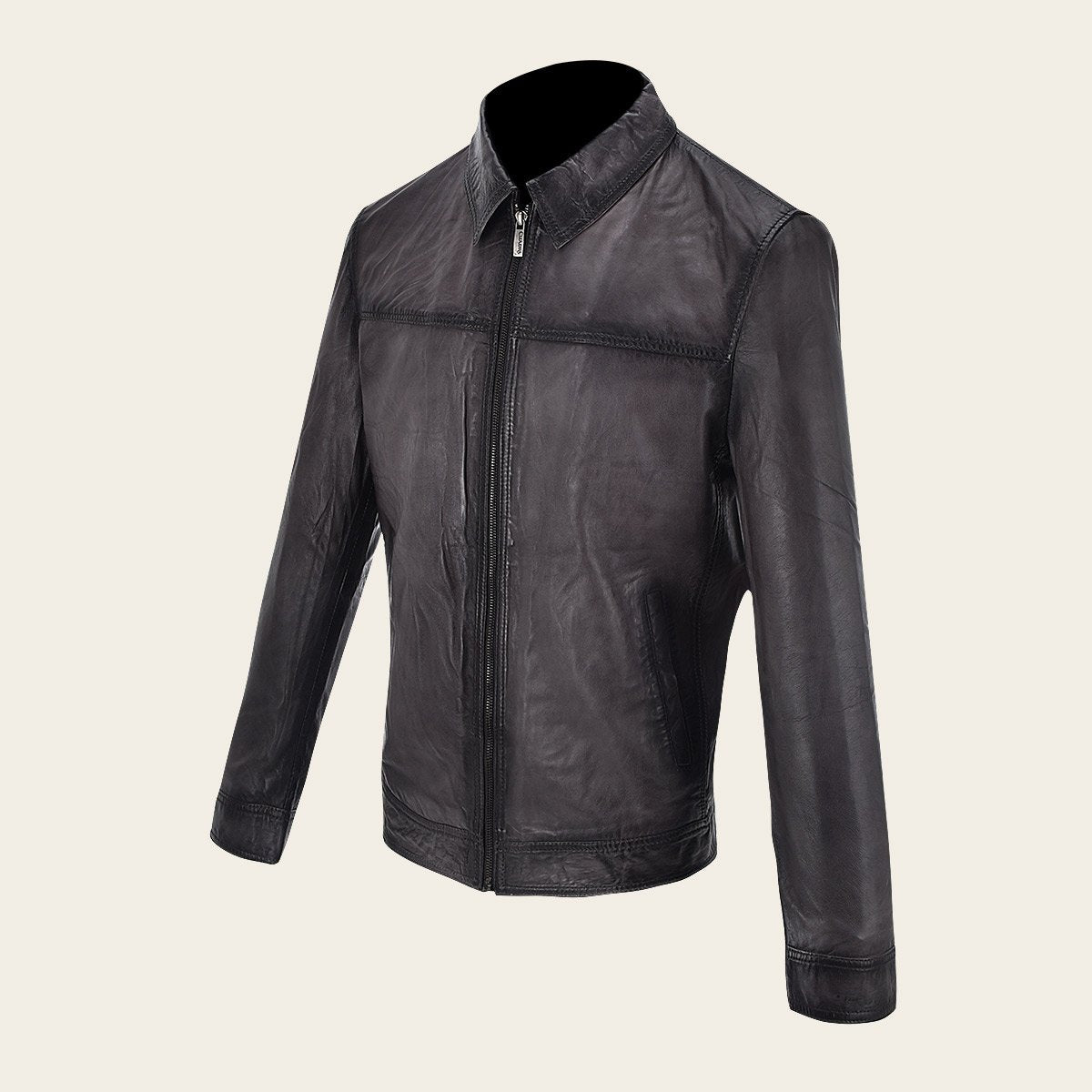 Chamarra Para Caballero En Piel Genuina.