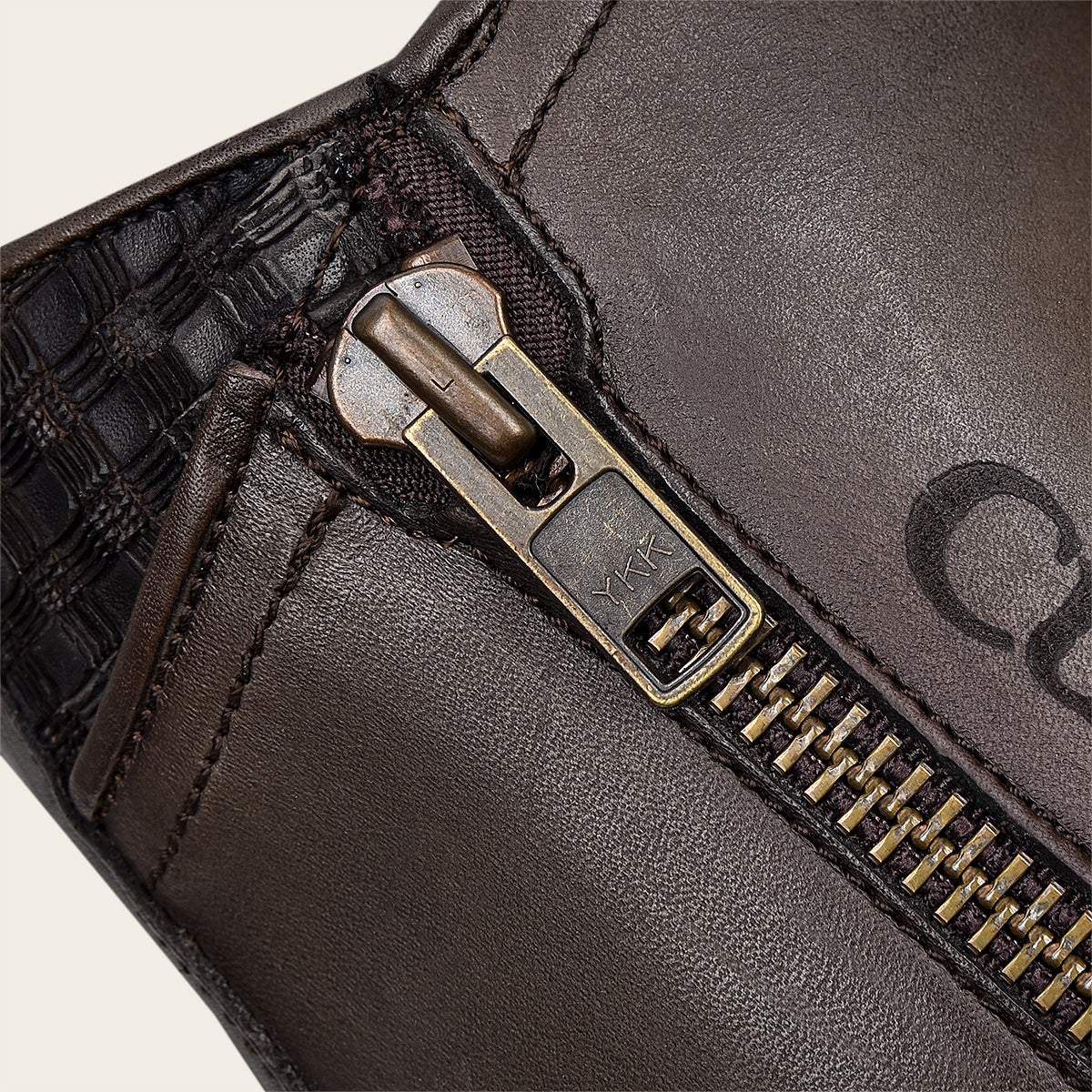 Bota en piel genuina de elefante