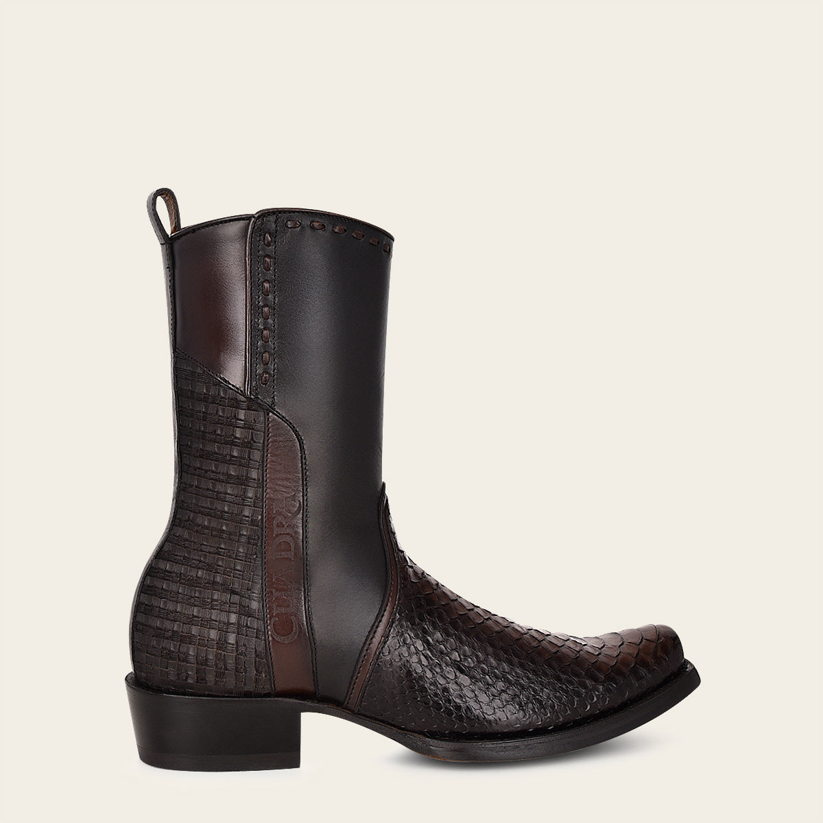 Bota de pitón para caballero